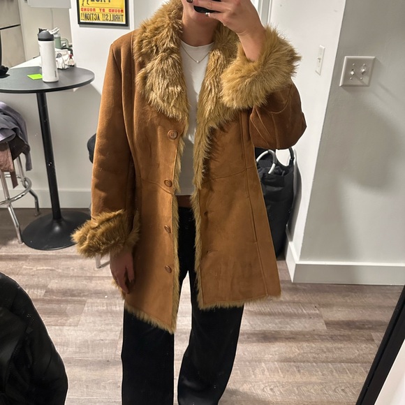 Vintage Faux Fur Coat - Picture 1 of 5